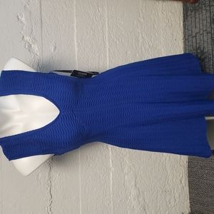 Guess Los Angeles Cobalt Blue "Doris" Dress Sz 6 NEW